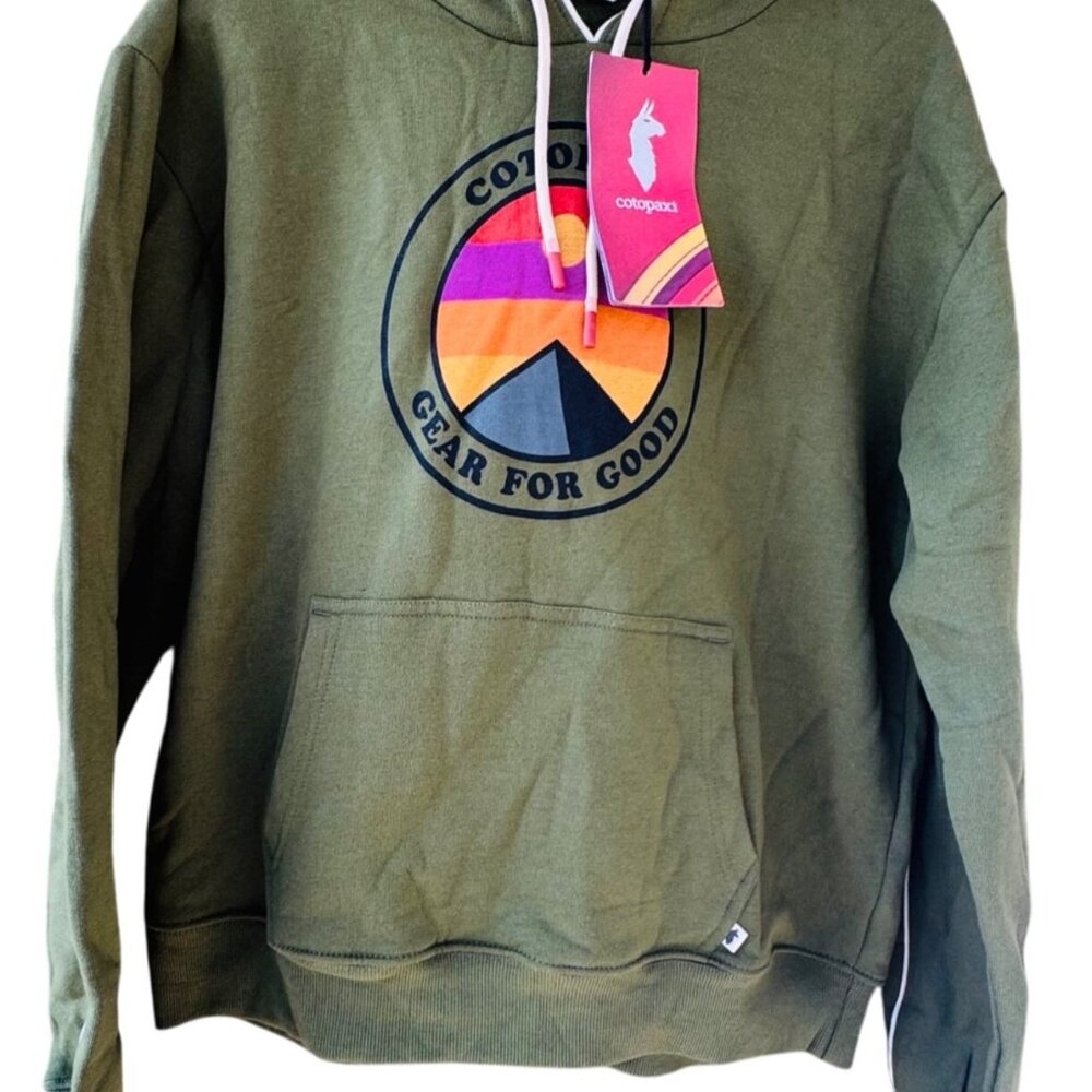 NWT Cotopaxi Women's Pine Organic Pullover Sunny Side Hoodie Size Mediun